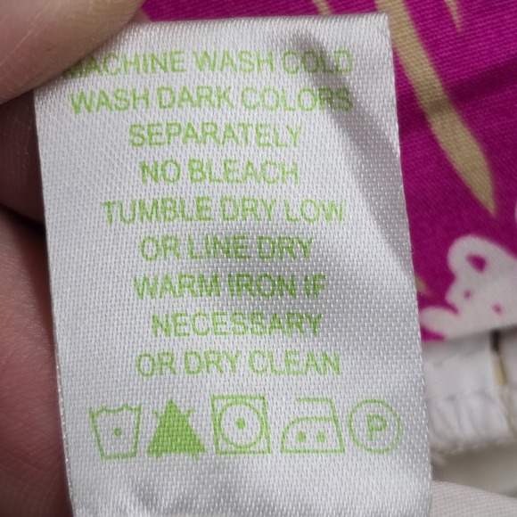 Lilly Pulitzer Dress Womens 2 Pink Green Lined‎ Floral Colorful Resort Vacation - Picture 7 of 12